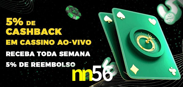 Promoções do cassino ao Vivo nn56